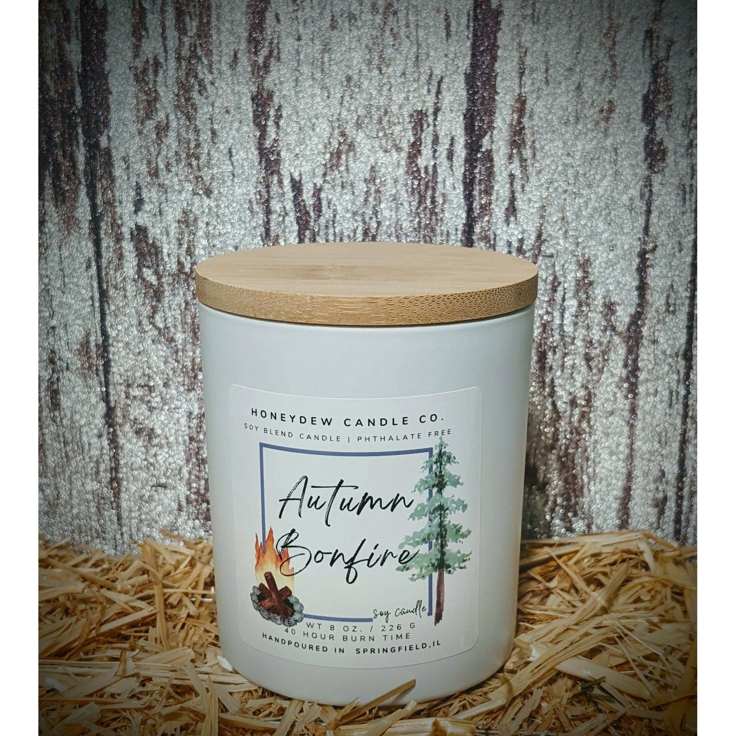 Autumn Bonfire 10 oz Jar Candle