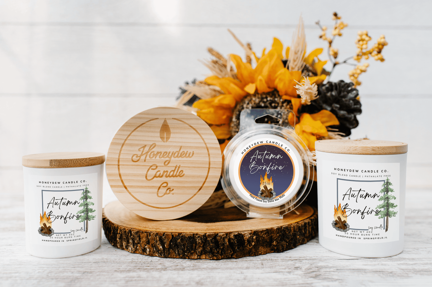 Autumn Bonfire 8 oz Candle