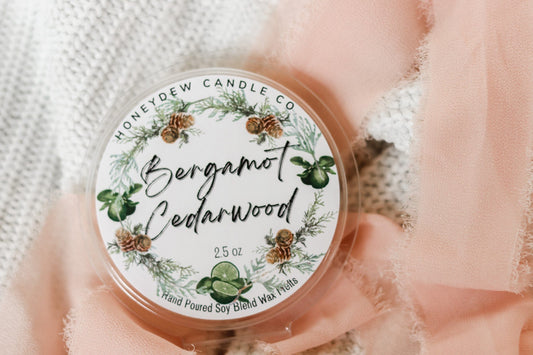 Bergamot Cedarwood Wax Melts 2.5 oz