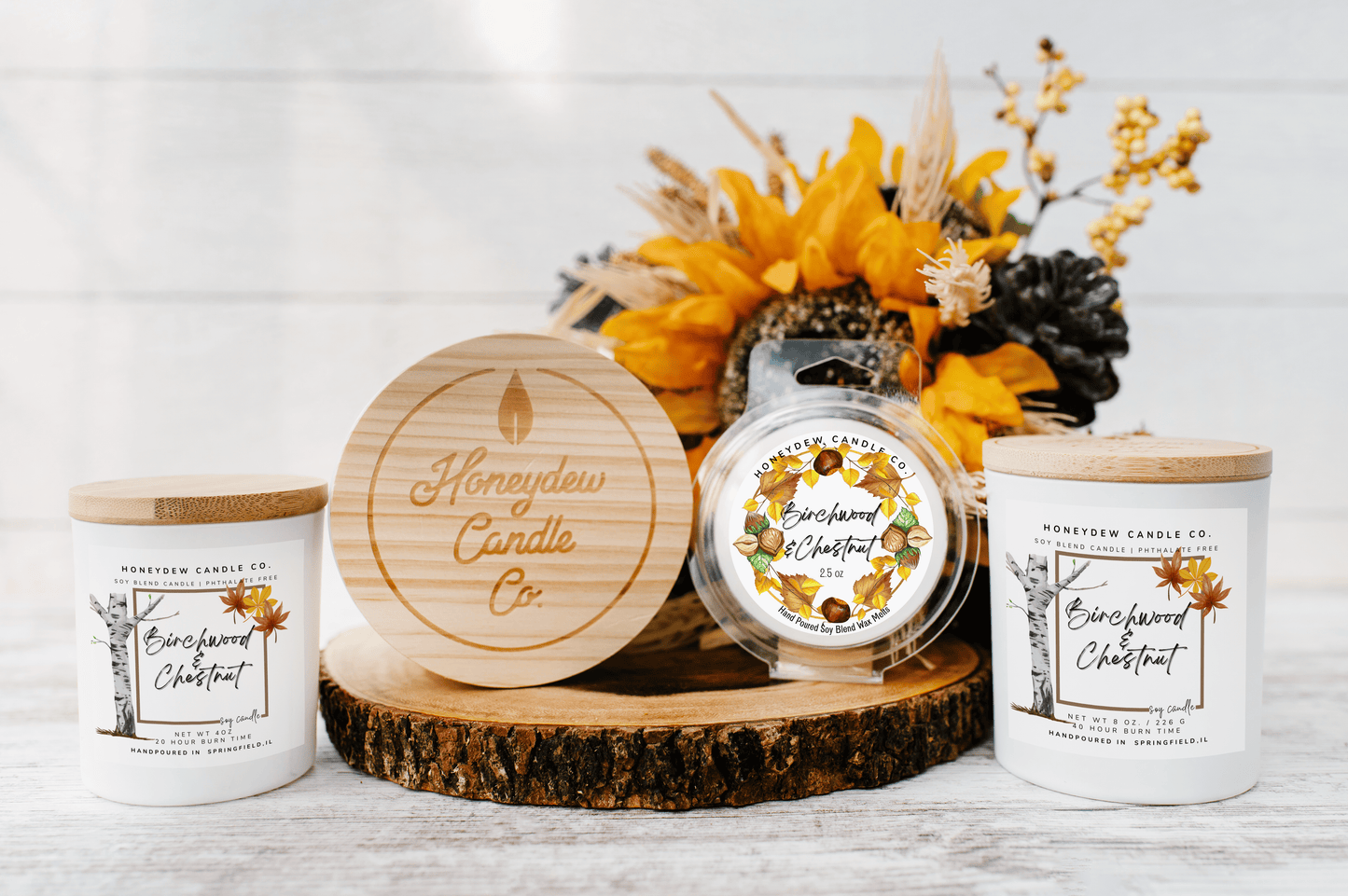 Birchwood Chestnut 8 oz Candle