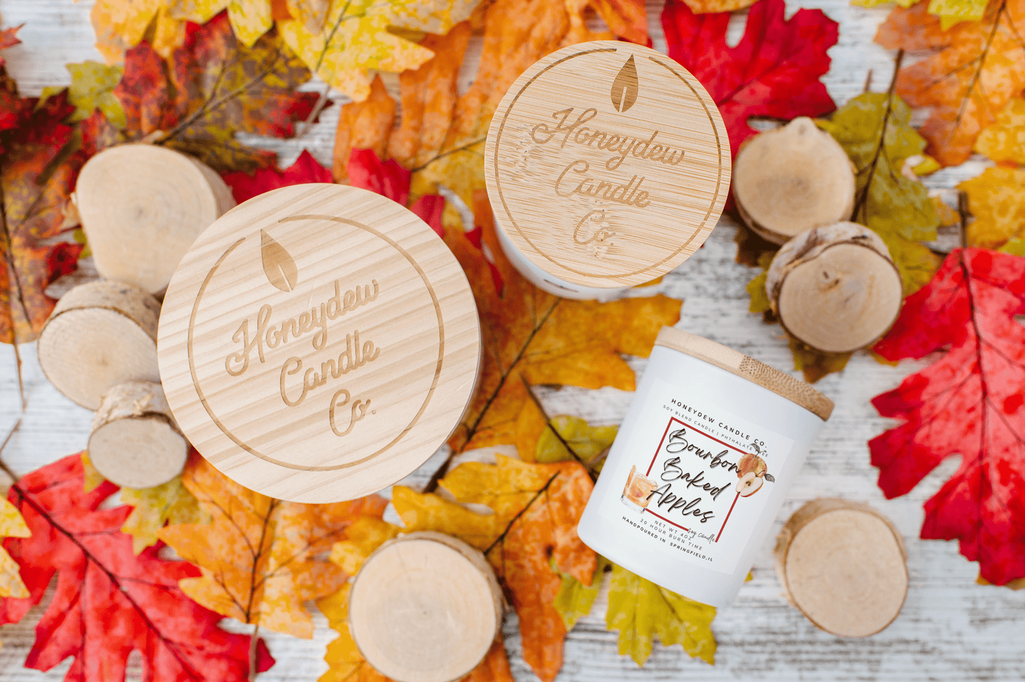 Bourbon Baked Apple 8 oz Candle