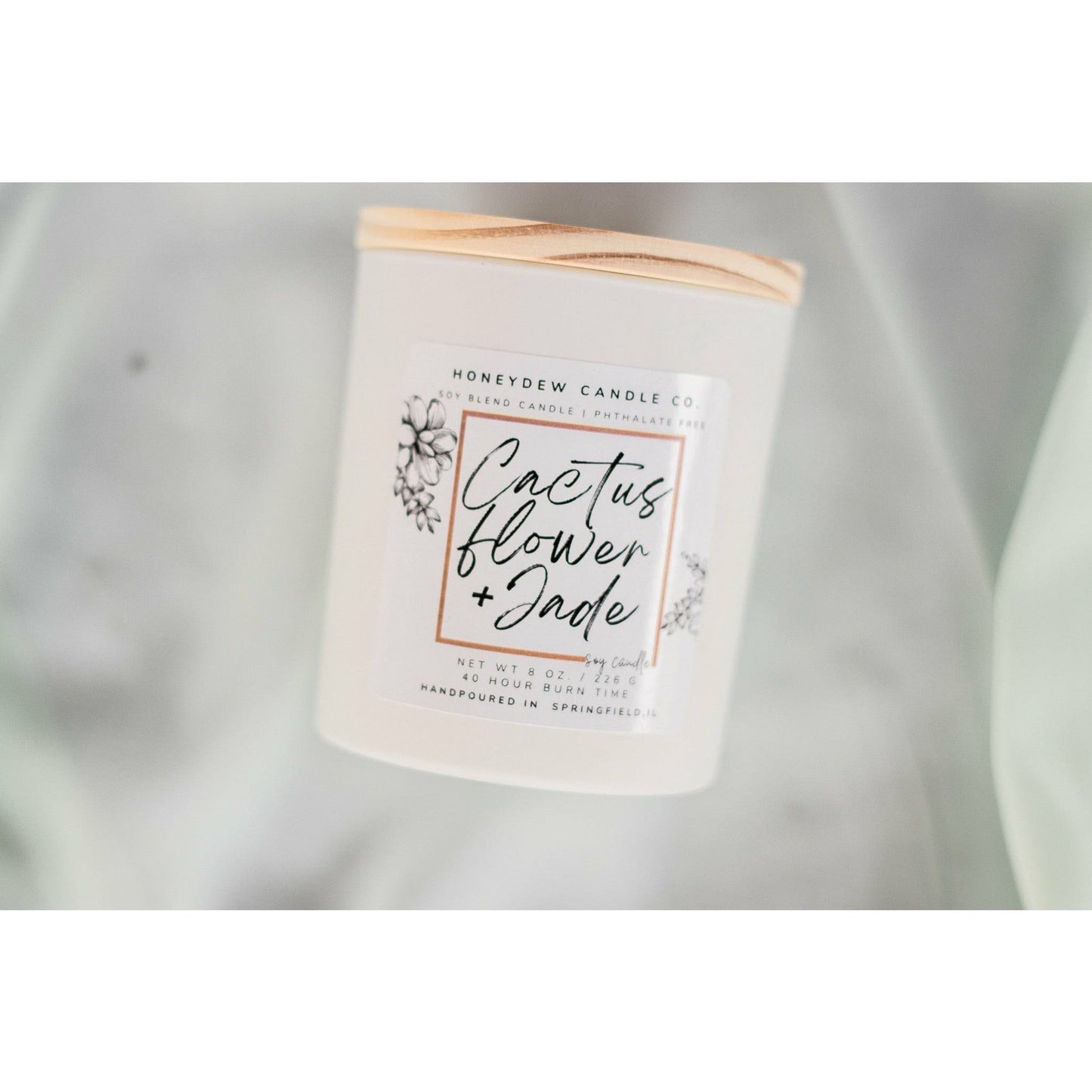 Cactus Flower& Jade 10 oz Candle