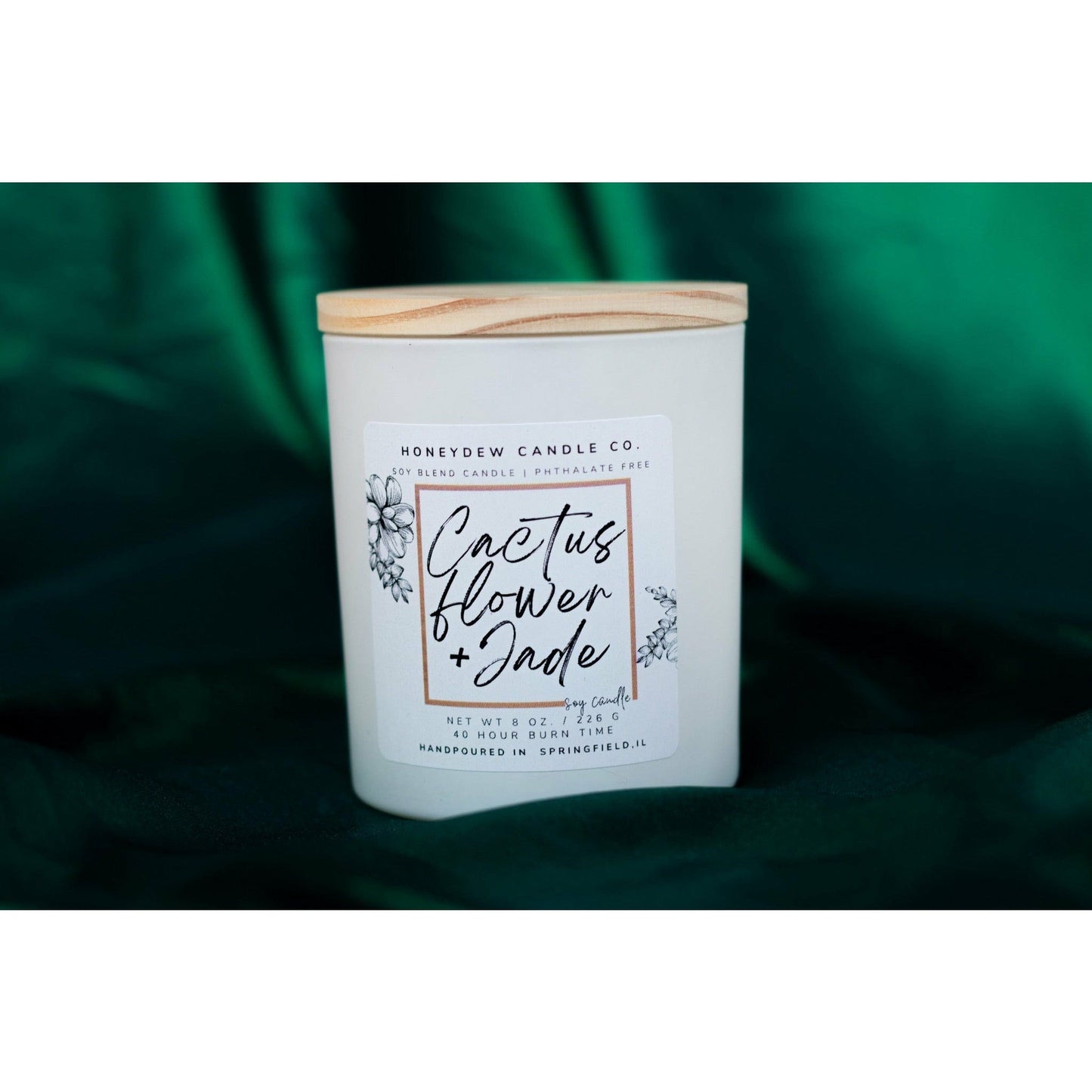 Cactus Flower& Jade 10 oz Candle