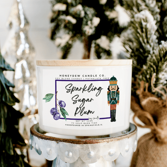 3 Wick Candle 12 oz Sparkling Sugar Plum