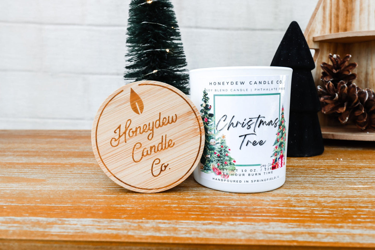 Christmas Tree 8oz Jar Candle