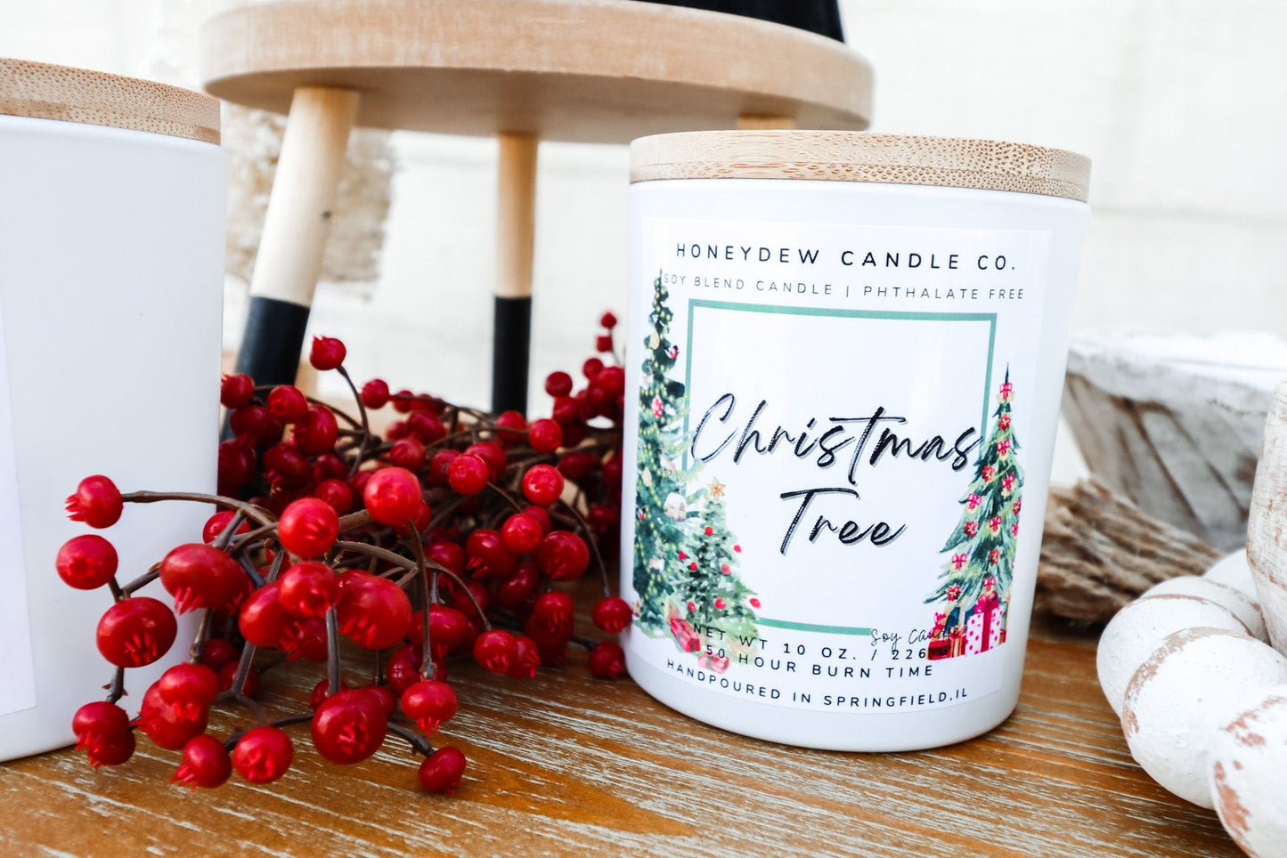 Christmas Tree 8oz Jar Candle