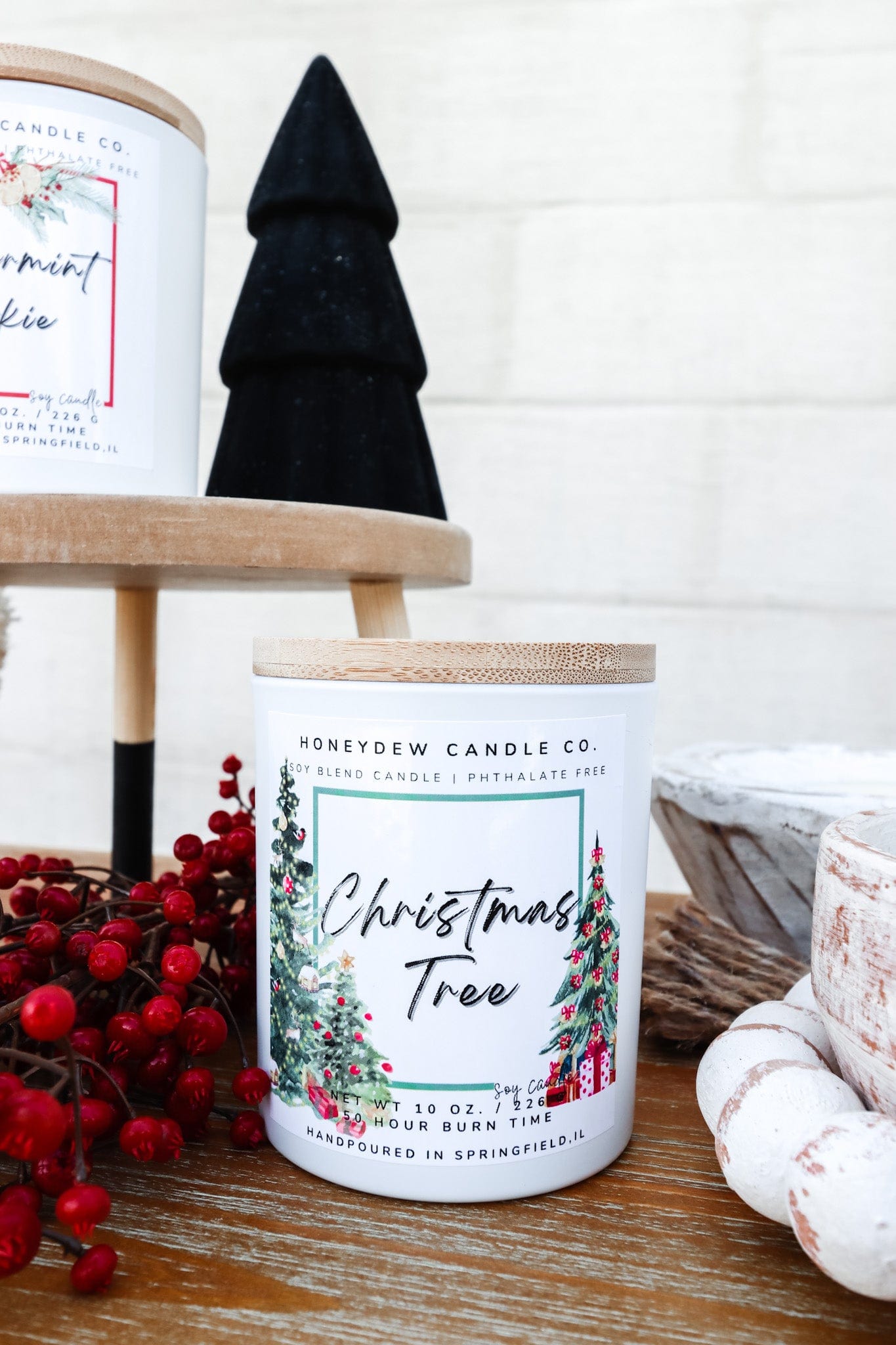 Christmas Tree 8oz Jar Candle