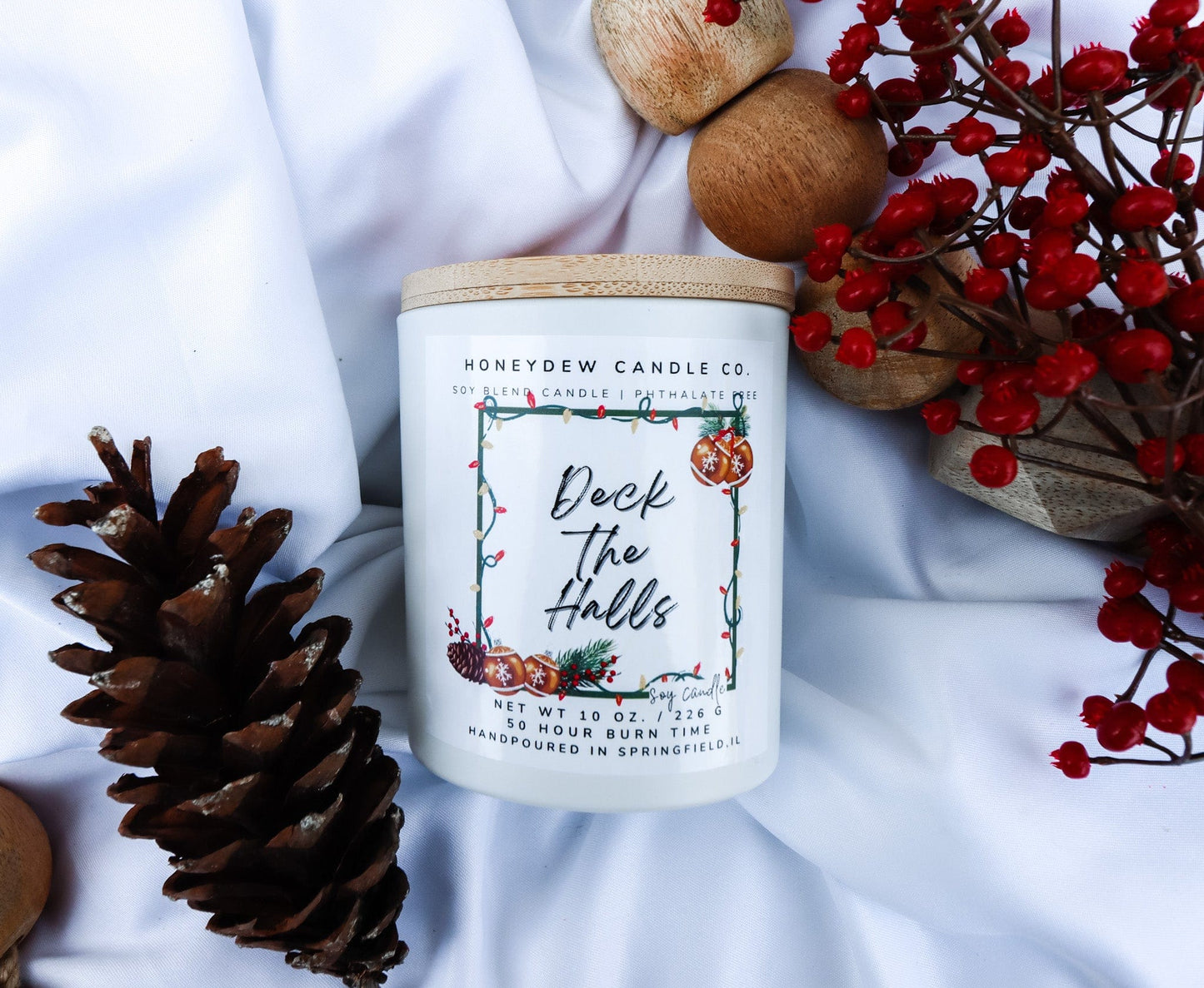 Deck the Halls 8oz Jar Candle