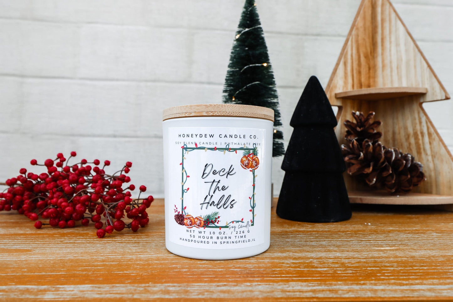 Deck the Halls 8oz Jar Candle