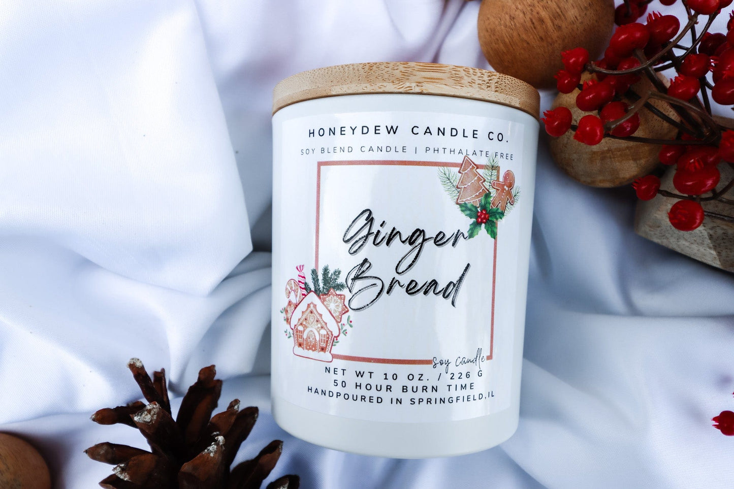 Gingerbread 8oz Jar Candle