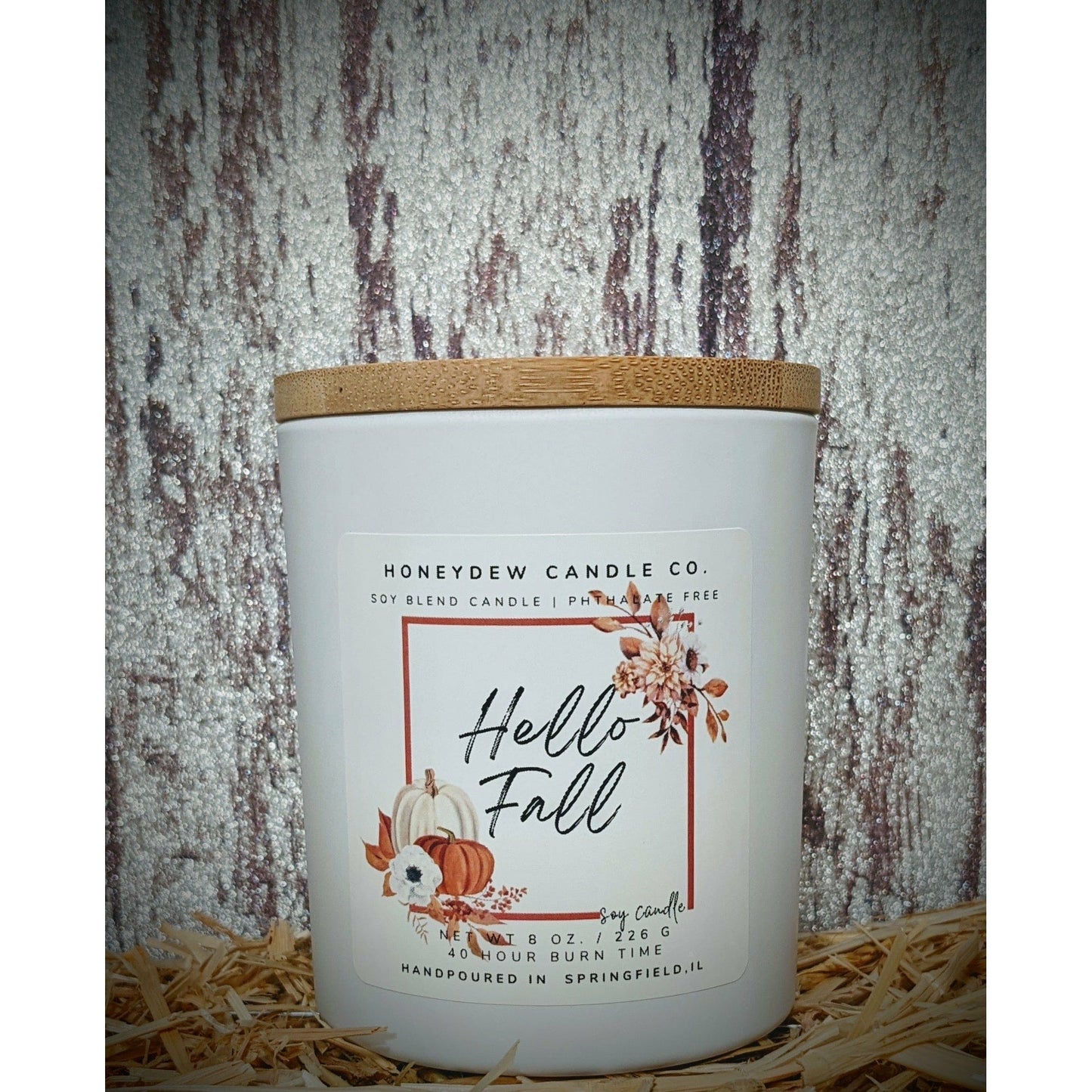 Hello Fall 10 oz Jar Candle
