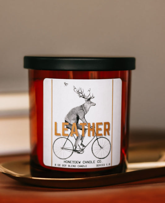 Leather Candle 8 oz