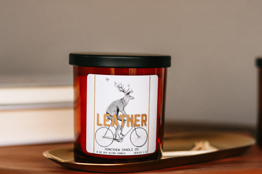 Leather Candle 8 oz