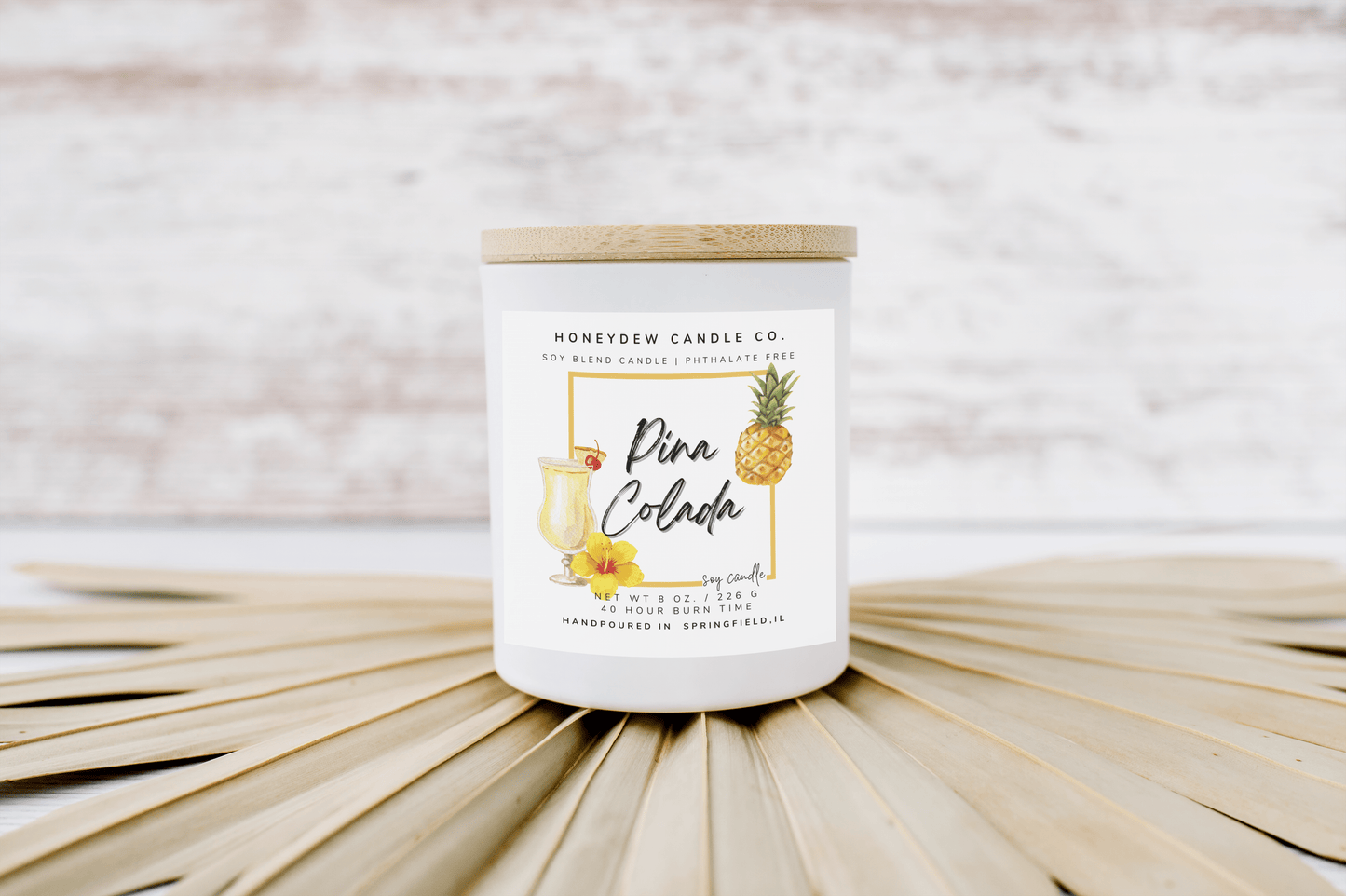 Pina Colada 8 oz Candle