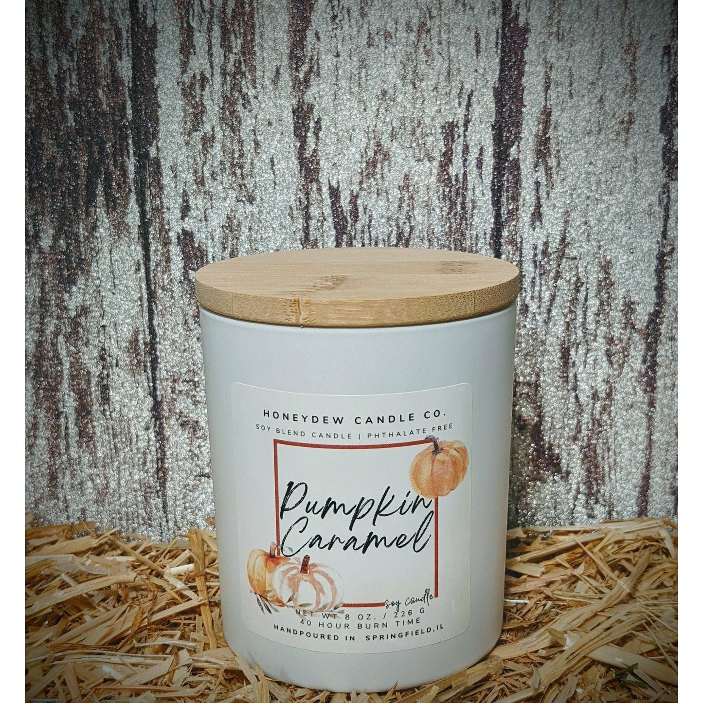 Pumpkin Caramel 10 oz Jar Candle
