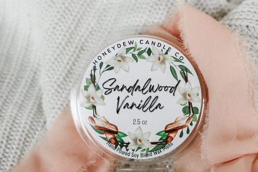 Sandalwood Vanilla Wax Melts 2.5oz