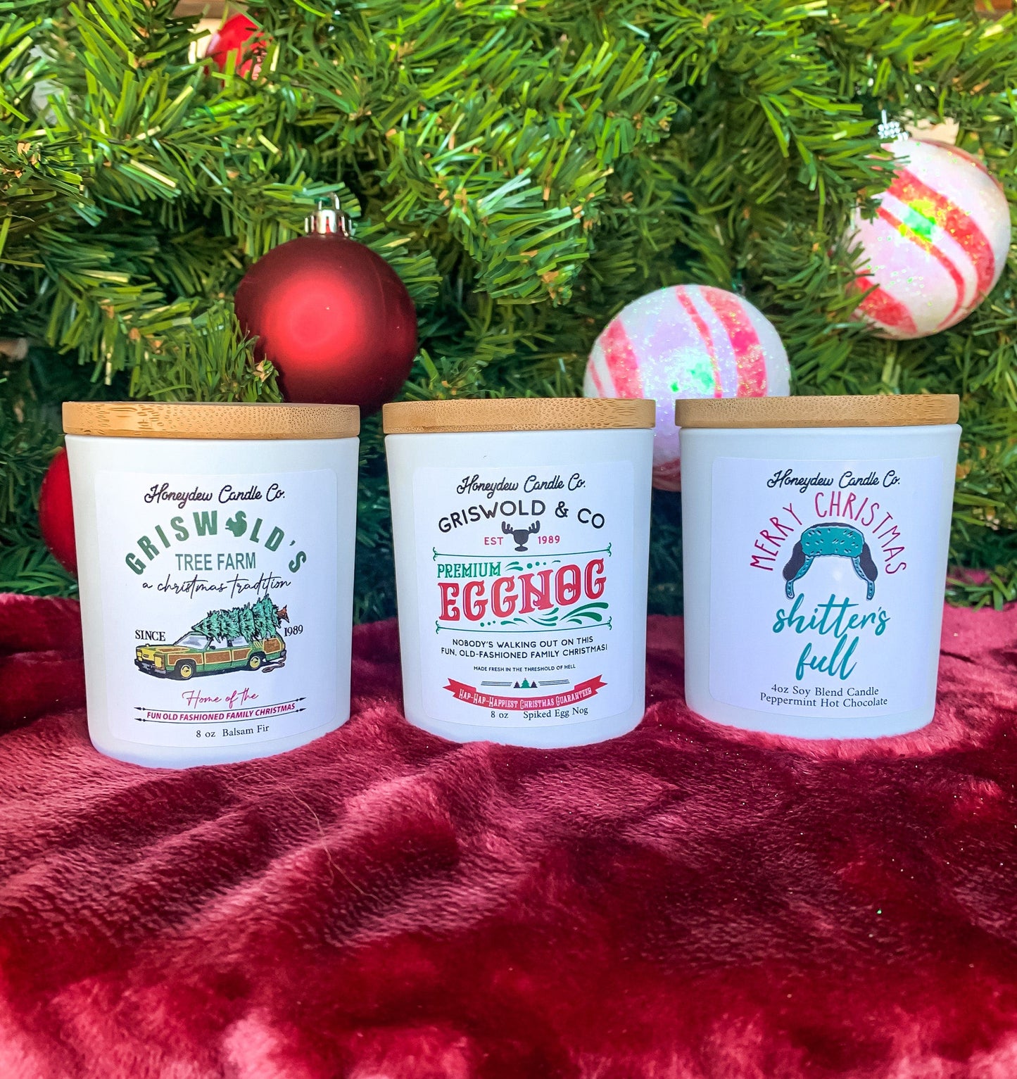 Christmas Vacation Mini Candles