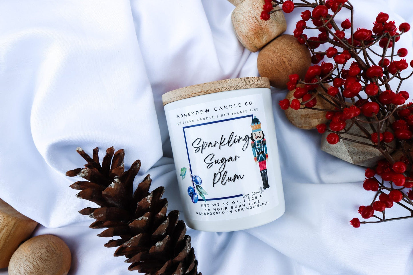 Sparkling Sugar Plum 8oz Jar Candle