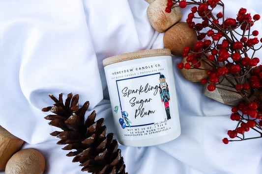 Sparkling Sugar Plum 8oz Jar Candle