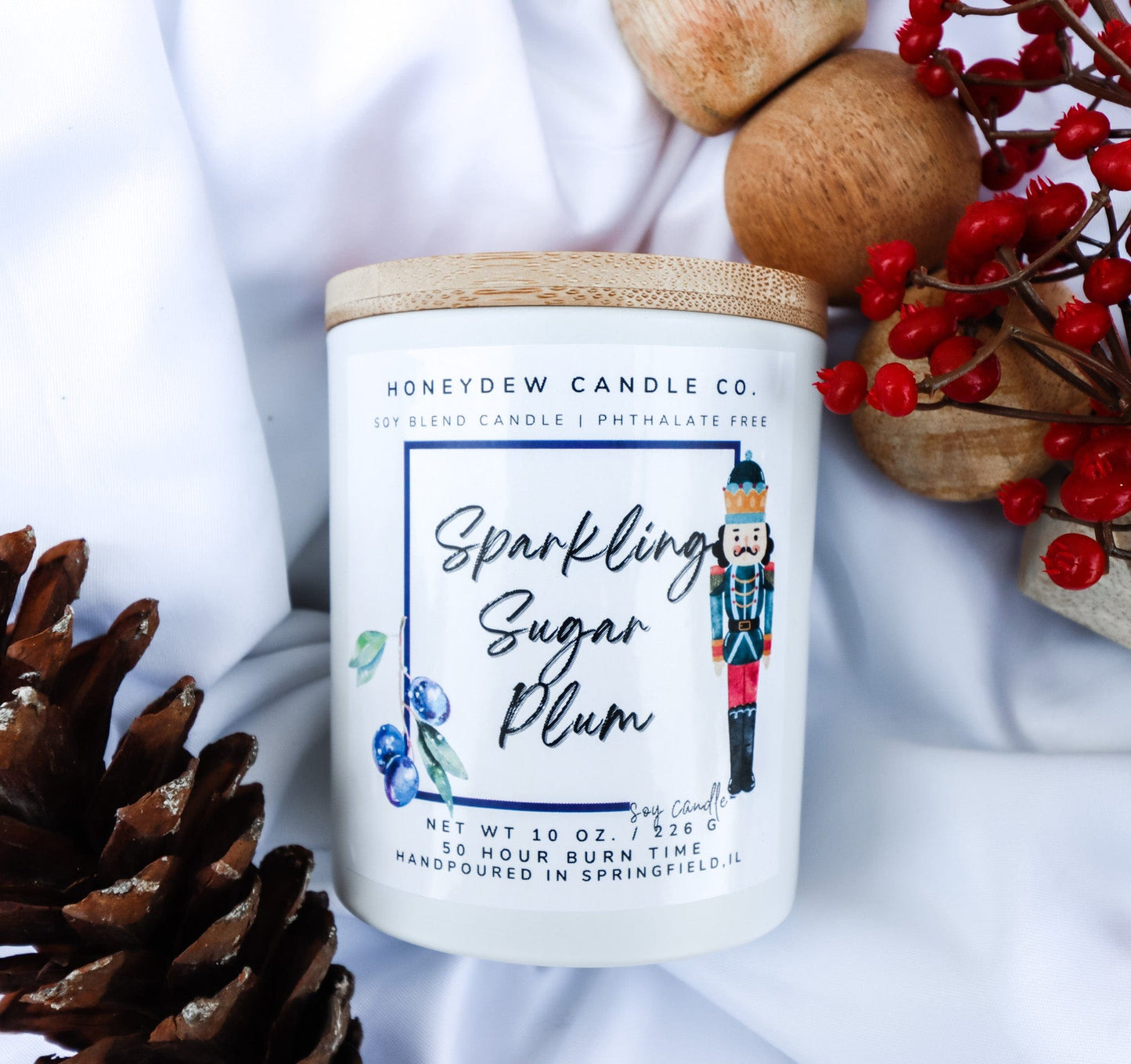 Sparkling Sugar Plum 8oz Jar Candle