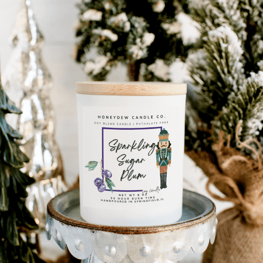 Sparkling Sugar Plum 8oz Jar Candle