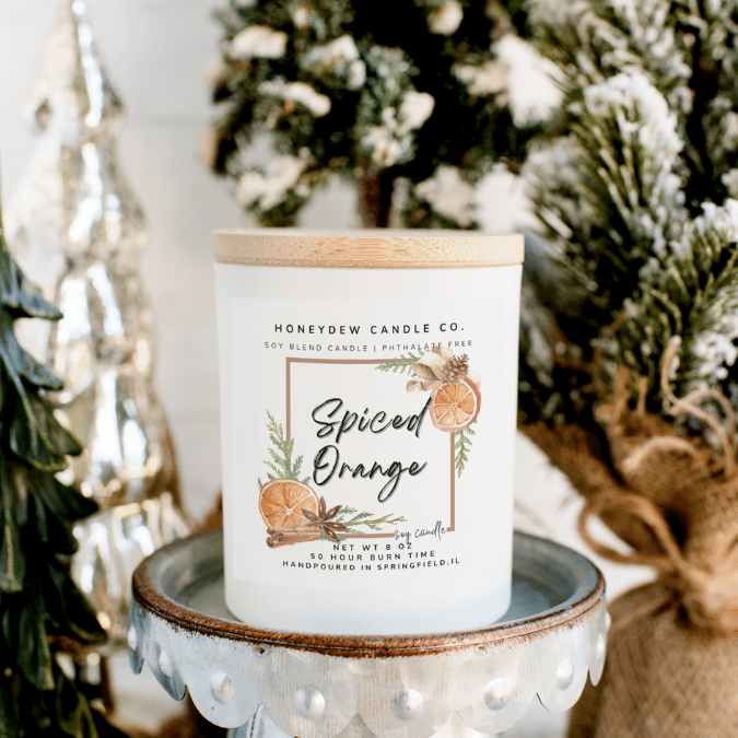 Spiced Orange 8 oz Candle