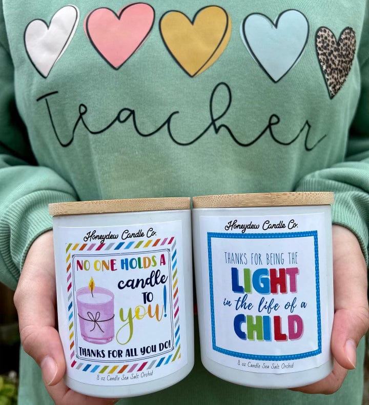 Teacher and Nurse appreciation candles