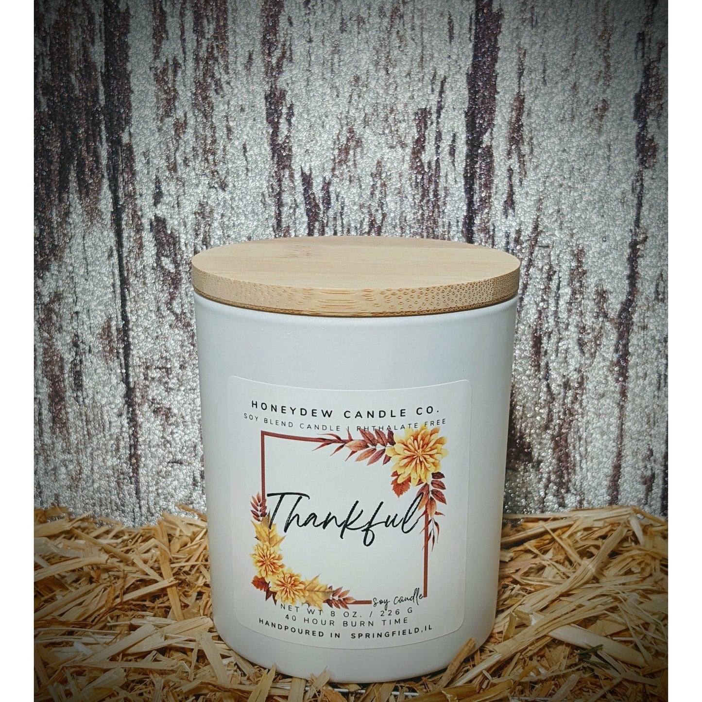 Thankful 10 oz Jar Candle