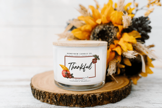 Thankful 3 Wick Candle 12 oz