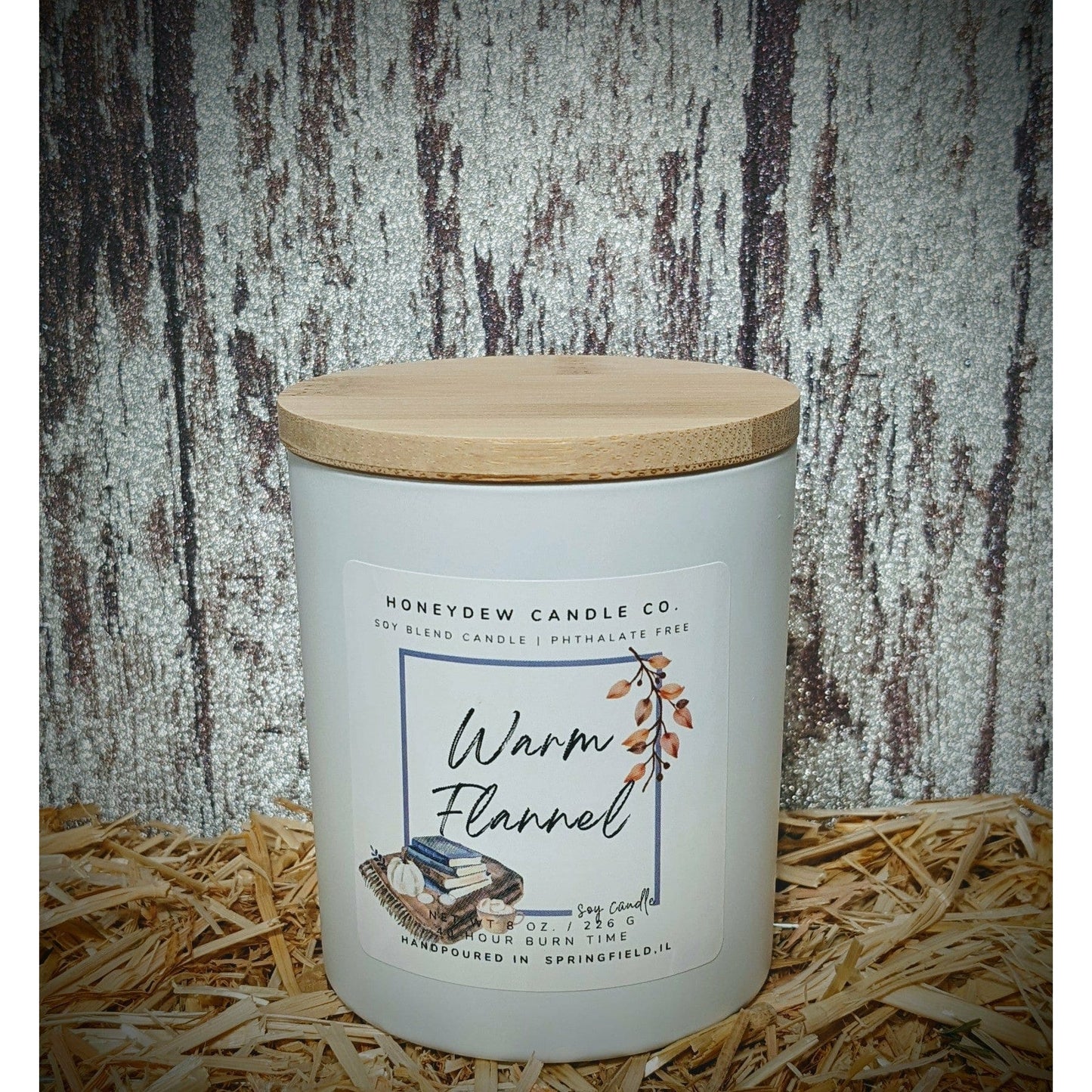 Warm Flannel 8oz Jar Candle