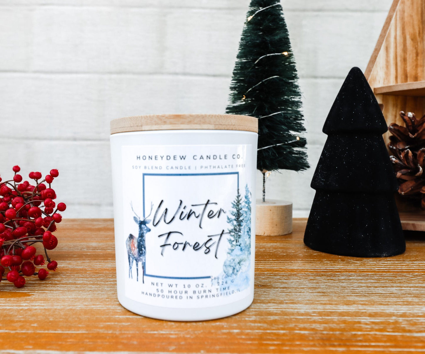 Winter Forest 8oz Jar Candle