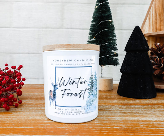 Winter Forest 8oz Jar Candle