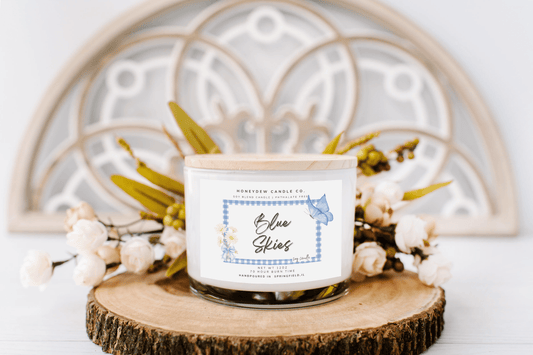 Blue Skies 12 oz Candle 3 Wick