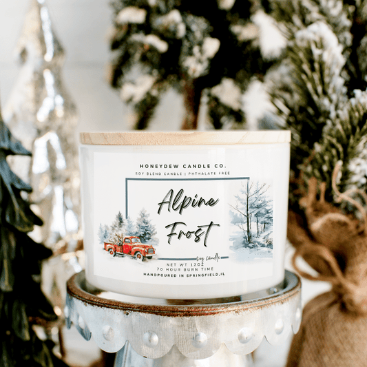 3 Wick Candle 12 oz Alpine Frost
