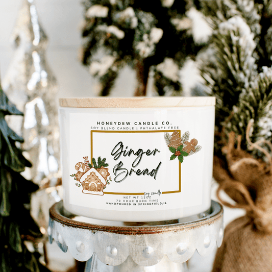 3 Wick Candle 12 oz Gingerbread