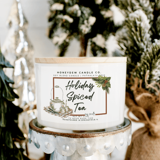 3 Wick Candle 12 oz Holiday Spiced Tea