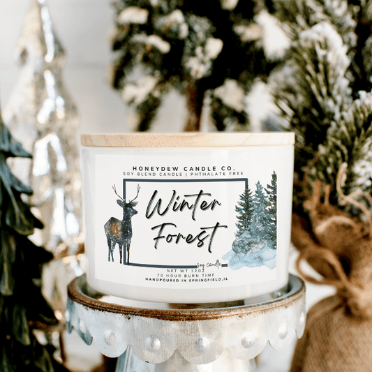 3 wick Candle 12 oz Winter Forest