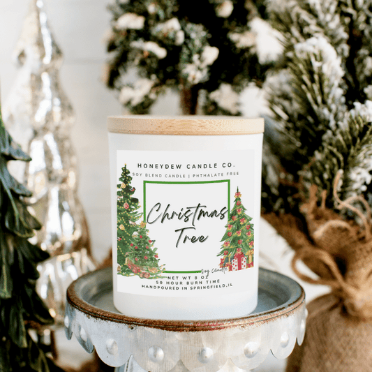 Christmas Tree 8oz Jar Candle