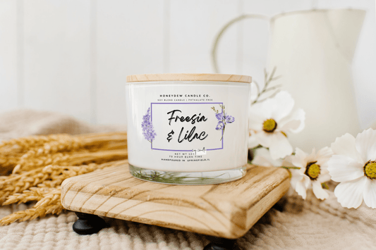 Freesia & Lilac 3 Wick Candle