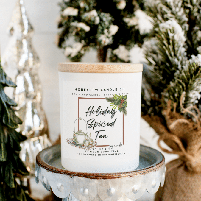 Holiday Spiced Tea 8oz Jar Candle