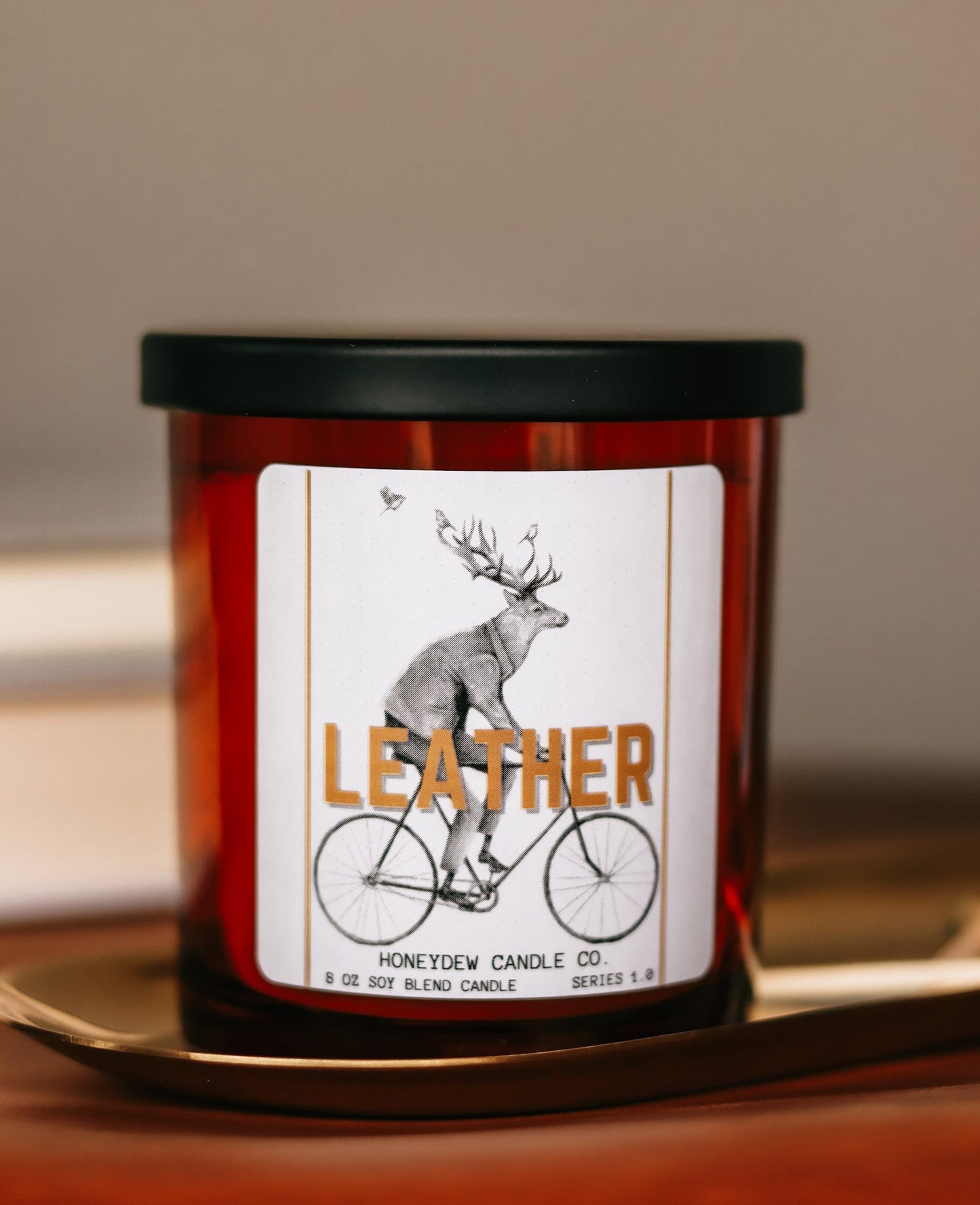 Leather Candle 8 oz