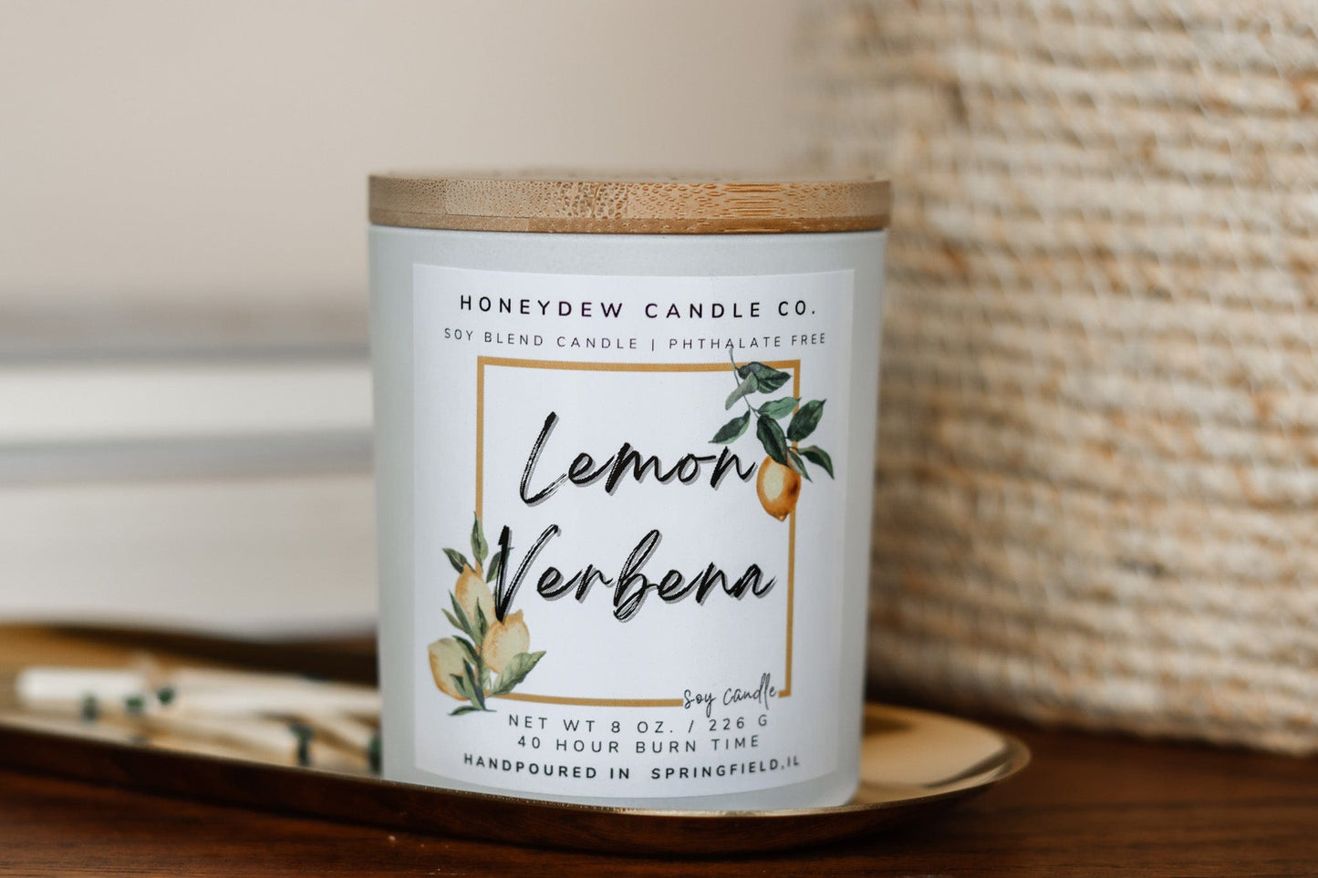 Lemon Verbena Candle 8oz