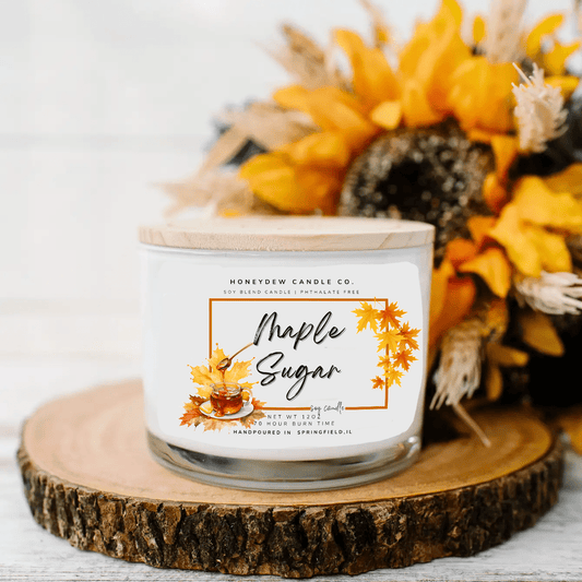 Maple Sugar 3 Wick 12oz Candle