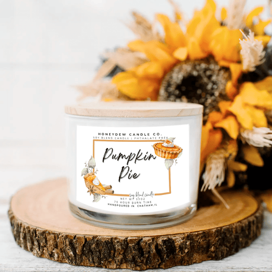 Pumpkin Pie 12 oz 3 Wick Candle
