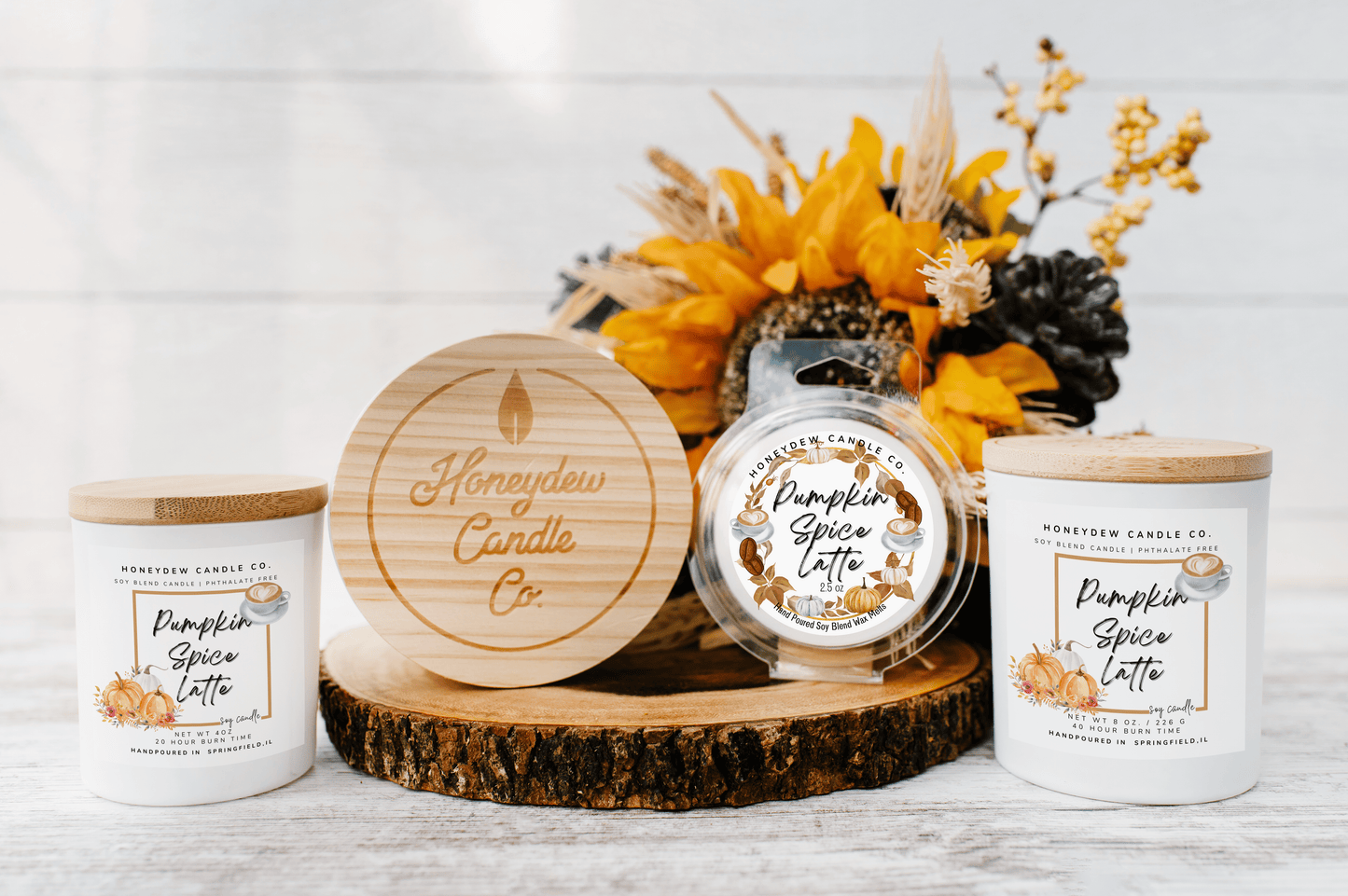 Pumpkin Spice Latte 8 oz Candle