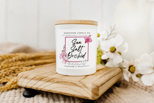 Sea Salt Orchid Candle 8 oz.