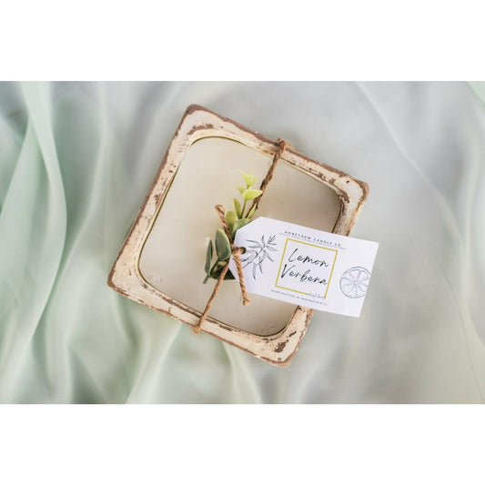 Square Bohemian Flower Bowl Candle Fall 2022