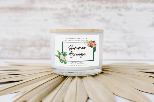 Summer Breeze 12 oz 3 Wick Candle