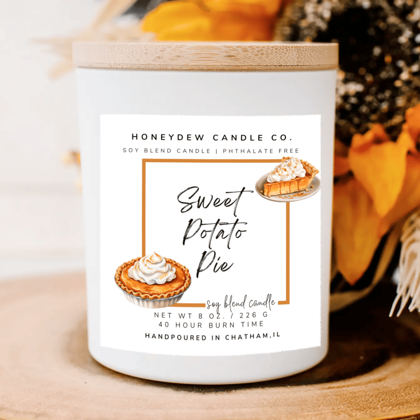 Sweet Potato Pie 8 oz Candle