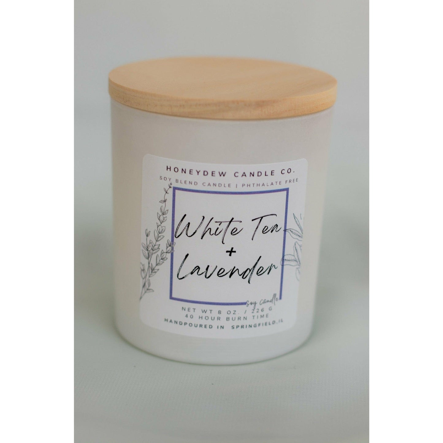White Tea Lavender 10 oz Candle